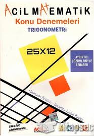 Trigonometri Konu Denemeleri Acil Yayinlari 9786056867354