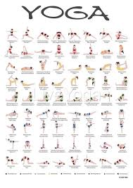 Set Of 2 Posters A2 Printable Yoga Poster And A2 Surya Namaskar Sun Salutation Educational Poster Sanskrit With English Translation Hatha Yoga Asanas Hatha Yoga Poses Yoga Asanas