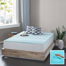 Spa Sensations By Zinus Zoned Fusion Gel Memory Foam 2 Mattress Topper Queen Walmart Com Bed Mattress Memory Foam Foam Mattress Bed Full Bedding Sets