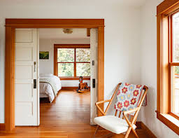 Pin By Ivy Chen On Trim Wood Doors White Trim White Interior Doors Oak Wood Trim