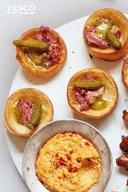 Reuben Yorkies Recipe Party Food Ideas Tesco Real Food Recipe Tesco Real Food Party Food Nibbles Food