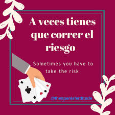 Corre El Riesgo English Language Learning English Phrases Learning Spanish