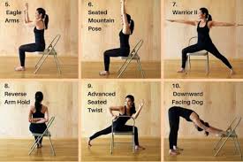 Chair Yoga Poses And Benefits 5 Thru 10 Senior Fitness Chair Pose Yoga Chair Yoga