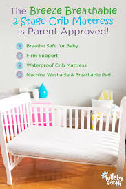 Breeze Air Breathable Crib Mattress 2 Stage Breathable Crib Mattress Cribs Crib Mattress