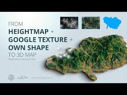 How To Get A 3d Terrain From Google Maps With Own Shape 3d Map Generator Youtube Map Generator Map Design Tutorials