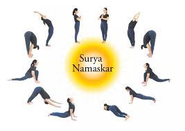 Surya Namaskar Instructions Step By Step Guide To 12 Poses Surya Namaskar Surya Namaskara Yoga Poses