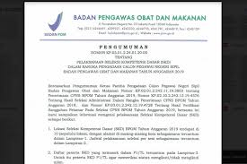 Bpom Umumkan Jadwal Dan Lokasi Tes Skd Cpns 2019 Simak Informasinya Halaman All Kompas Com