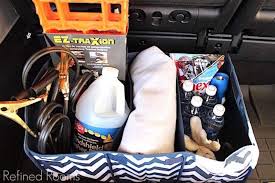 Winter Car Organization It S That Time Of Year These items will help you stay comfortable and hydrated if you ever get stuck on the side of the road or have to wait out a storm. winter car organization it s that