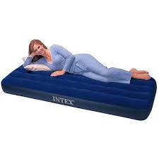 Intex Single Size Inflatable Air Bed Airbed Mattress Indoor Outdoor Camping Ne View More On The Link Http Www Zeppy Io Product Gb Moises Living Metas
