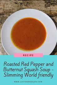 Slimming World Butternut Squash And Red Pepper Soup Stuffed Peppers Slimming World Soup Recipes Butternut Squash Soup
