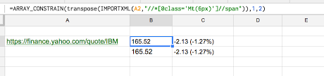 Google Sheet Importxml From Yahoo Finance Stack Overflow