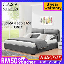 Buy Casa Muebles Dowling Divan Queen Size Bed Frame Katil Queen Bed Frame Queen Online At Lazada Malays Queen Size Bed Frames Queen Size Bedding Bed Frame