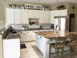 to decorate above your kitchen cabinets