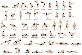A Yoga Guide For Beginners 5 Basic Poses To Improve Mood Yoga Poses Chart Hot Yoga Poses Yoga Poses Names