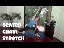 Love Yoga 10 Minute Chair Stretch Jessica Smith Tv Fitness Youtube Workout Videos Seated Exercises Stretch Routine Youtube Workout Videos