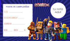 ✓hoje trago mais um vídeo de tutorial para vc que quer baixar roblox e não aparece na play store ✓perfil. Invitaciones De Cumpleanos De Roblox Para Editar Con Foto Invitaciones De Cumpleanos Infantiles Con Foto