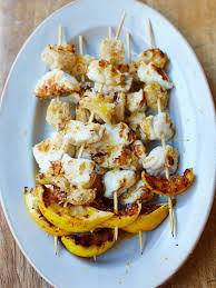 Chargrilled Chicken Kebabs Food Revolution Day Jamie Oliver Monkfish Recipes Jamie Oliver Recipes Fish Recipes