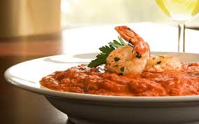 Shrimp With Rao S Vodka Sauce And Brandy Rao S Specialty Foods Vodka Sauce Raos Sauce Recipe Seafood Entrees