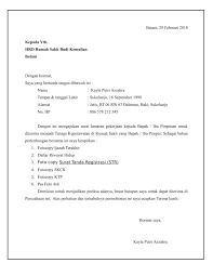 Gaji yang terbilang tinggi, jenjang karir yang pasti, dan adanya uang. Contoh Surat Lamaran Kerja Perawat Lengkap Tinggal Edit Aja Contoh Surat