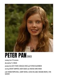 Peter Pan 2003 In 2021 Richard Lynn Rachel Hurd Wood Peter Pan 2003