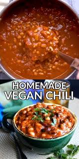 Healthy Vegan Chili With Miced Beans Video In 2020 Vegan Chili Recipe Vegetarian Recipes Vegan Chili