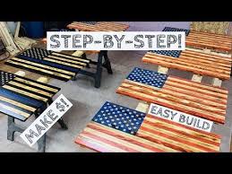 Most In Depth Wood American Flag Build Make Money Woodworking How To Youtube American Flag Wood Wood American Flag Diy Wood Flag Diy