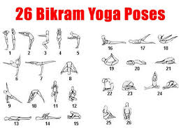 26 2 The Bikram Series Bikram Yoga Poses Yoga Poses Chart Bikram Yoga Postures