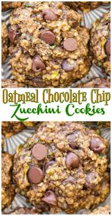 Oatmeal Chocolate Chip Zucchini Cookies Recipe Image Thegoldlininggirl Com Pin 1 Zucchini Recipes Dessert Oatmeal Cookies Chewy Zucchini Chocolate Chip Cookies