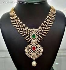 Discover Why The Gold Rate In Usa Is Skyrocketing Bridal Diamond Necklace 22 Carat Gold Jewellery Diamond Jewelry Necklace