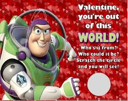 Get your gifts by valentine's day! Toy Story Buzz Valentine S Day Valentine Scratch Off Cards Custom Cutecreationsshoppe On Artfire