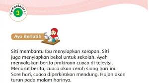 Kunci Jawaban Tema 5 Kelas 3 Sd Subtema 1 Pembelajaran 3 Halaman 20 21 23 24 Keadaan Cuaca Tribunnews Com Mobile