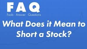 Disregarding fees and commissions, you'll net $5,000. What Does Shorting A Stock Mean The Motley Fool