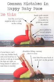 Common Mistakes In Happy Baby Pose Yogabycandace Happy Baby Pose How To Do Yoga Yoga Postures