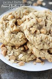 Peanut Butter Chip Peanut Butter Oatmeal Cookies Creme De La Crumb Peanut Butter Oatmeal Cookies Butter Cookies Recipe Peanut Butter Cookie Recipe