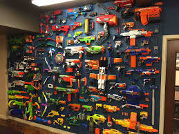 You can also add bins to hold ammo, eyewear, and smaller guns. Top 10 Ways To Make Your Nerf Display Better