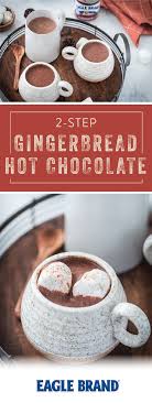 The Season Of Warm And Cozy Drinks Is Here And What Better Way To Get Ready F Gingerbread Hot Chocolate Gingerbread Hot Chocolate Recipe Hot Chocolate Recipes