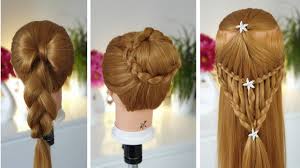 Spätestens wenn die haare so ab dem 2. 3 Einfache Und Schone Frisuren Fur Kinder Und Frauen Schnelles Leichtes Haarstyling Youtube