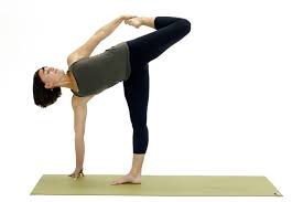 Learn How To Do Sugarcane Pose A Variation On Half Moon Pose Intermediate Yoga Poses Basic Yoga Poses Yoga For Balance