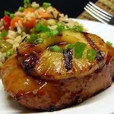 Pineapple Grilled Pork Chops Pork Recipes Pork Chop Recipes Grilled Pineapple Pork Chops
