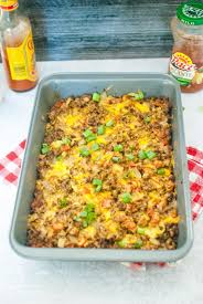 Zucchini Taco Casserole Is A Winning Busy Weeknight Meal Idea For Low Carb Eaters Taco Casserole Low Carb Healthy Casseroles Taco Casserole
