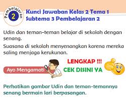 Lengkap Kunci Jawaban Kelas 2 Tema 1 Subtema 3 Pembelajaran 2 Kunci Jawaban Tematik Lengkap Terbaru Simplenews