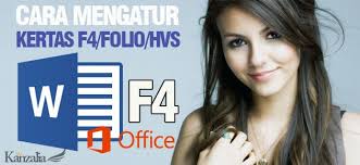 Cara Mengatur Ukuran Kertas F4 Di Word Dengan Benar Ukuran Kertas Kertas Microsoft