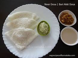 Neer Dosa Is A Very Famous Recipe From South Karnataka And The Origin Being Traced To Karavali And Malnad Regio Sweet Pongal Recipe Chutney Recipes Dosa Recipe