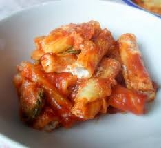Baked Stuffed Rigatoni Recipe Main Dishes With Rigatoni Ricotta Cheese Goat Cheese Cheese Ground Black Pepper Fine Sea S Rigatoni Recipes Rigatoni Recipes