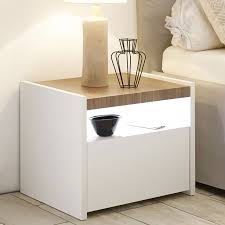 Découvrez toute la gamme de tables de chevets sur id market pour meubler votre chambre à bas prix. Table De Chevet Tiroir Table De Nuit Moderne Chevet Blanc
