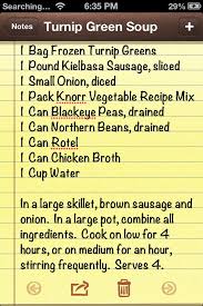 Turnip Green Soup Turnip Green Soup Green Soup Turnip Greens