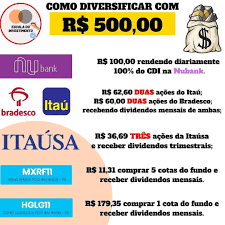 Como Investir Com Apenas 500 Reais Financas Financas Orcamento Investimentos
