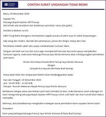 Contoh Surat Undangan Rapat Resmi Ulang Tahun Pernikahan Surat Undangan Undangan Pernikahan