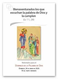 Materiales Para El Domingo De La Palabra De Dios Domingo 26 De Enero De 2020 Iii Del Tiempo Ordinario Diocesis De Canarias