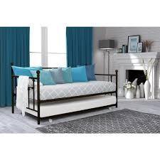Dhp Manila Bronze Trundle Day Bed 4015959 The Home Depot Daybed With Trundle Metal Daybed Full Daybed With Trundle